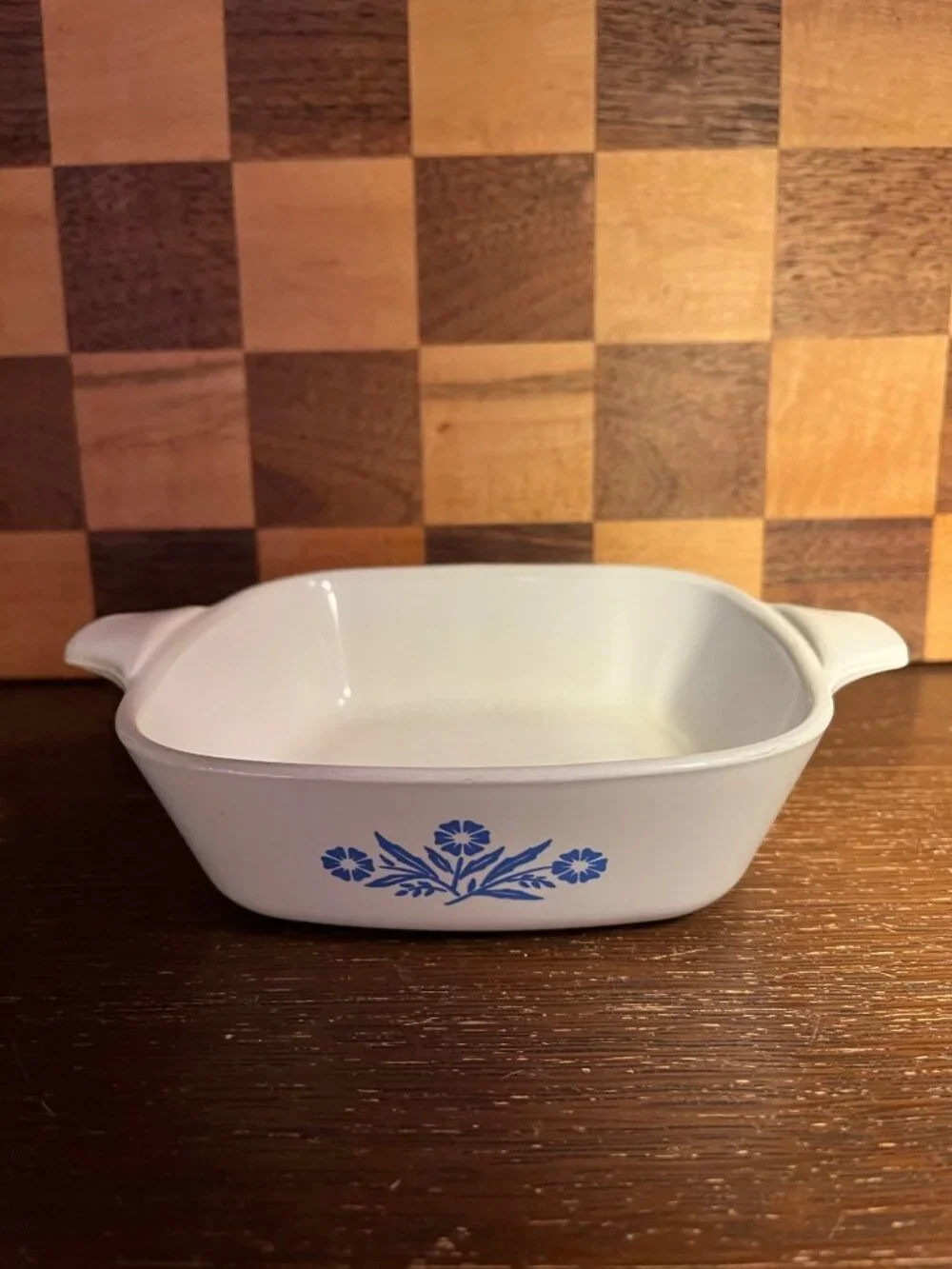 Corningware Petite Pan P-41 Blue Cornflower 1.75 Cup Casserole A769, some marks